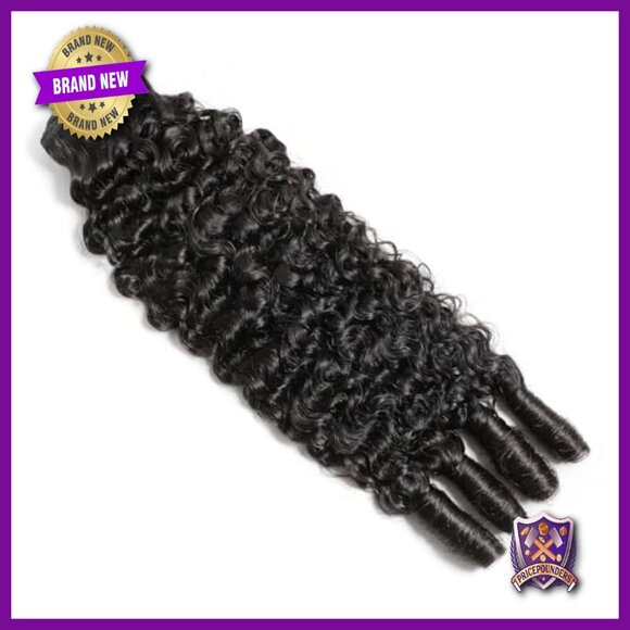 20 Inch Human Hair Extensions Bundle 97g Virgin Burmese Curly Weave main image 7
